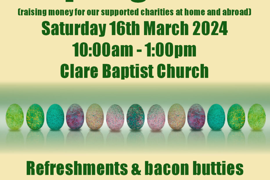 Poster of Spring Sale - Saturday 16th March 2024